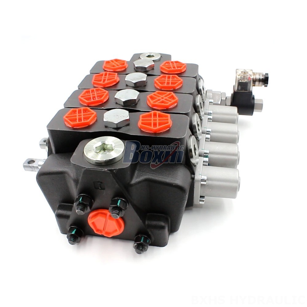 SD8-Electric unloading valve Manual 4 Spool Sectional Directional Valve | Hydraulic Products Manufacturer cover photo